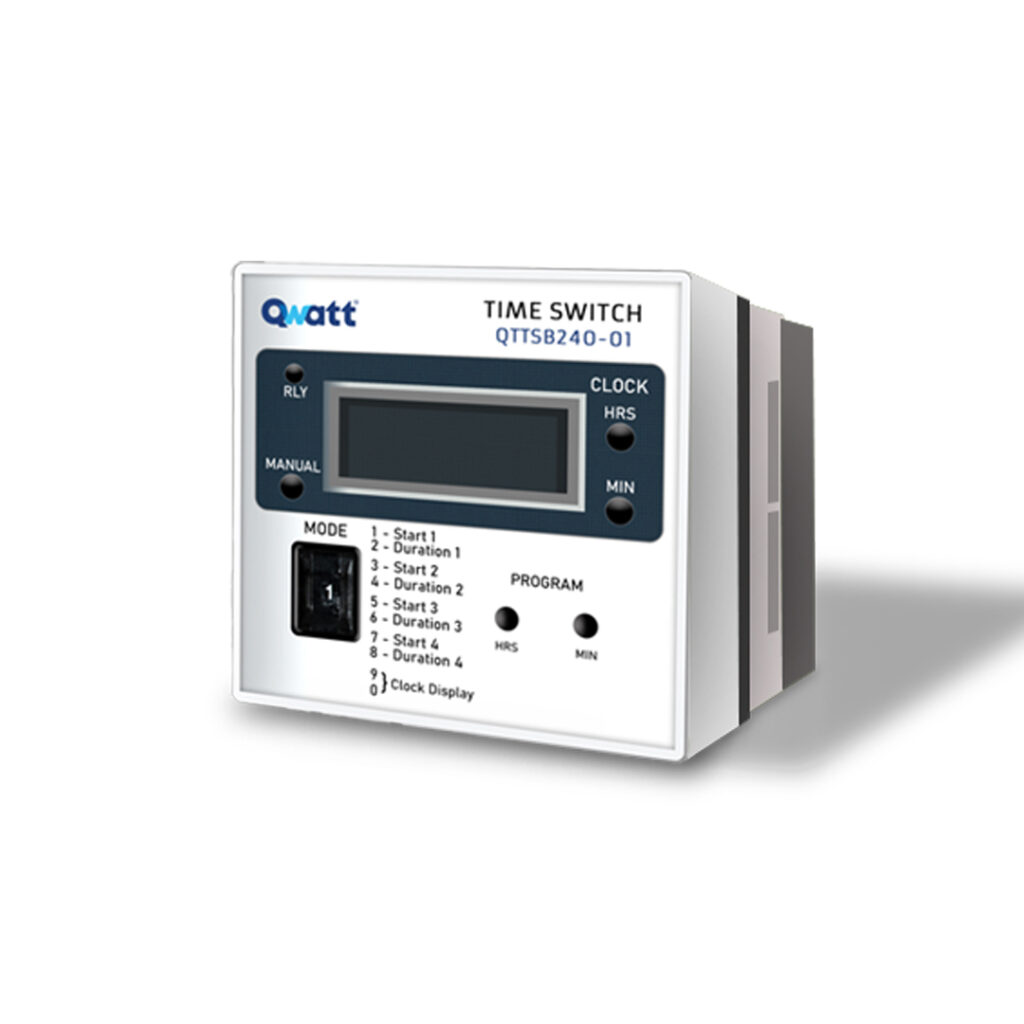 Multi Programmable Single output Qwatt time Switches for Signage light automation